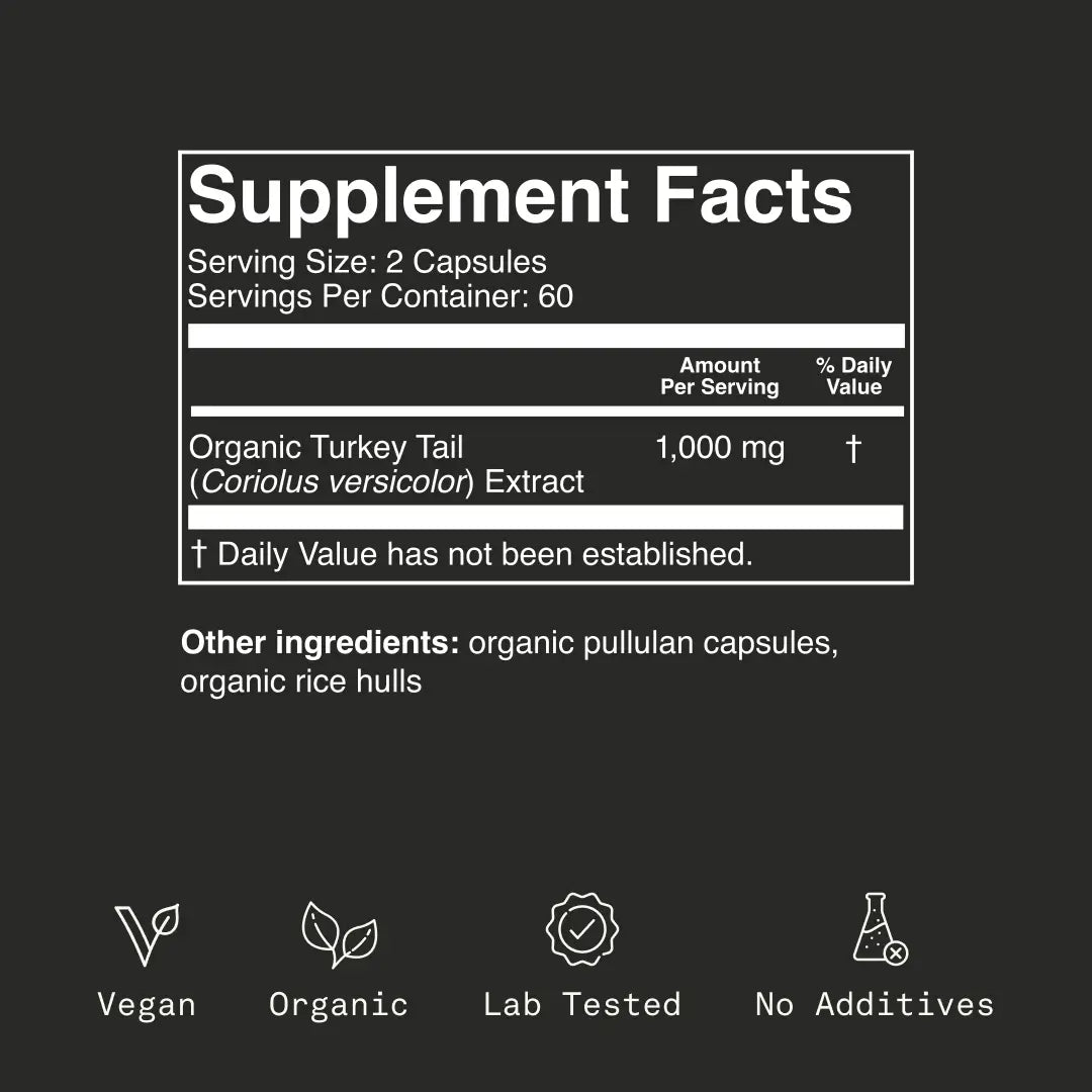 Protect Capsules — Organic Turkey Tail Extract for Immunity & Gut Health