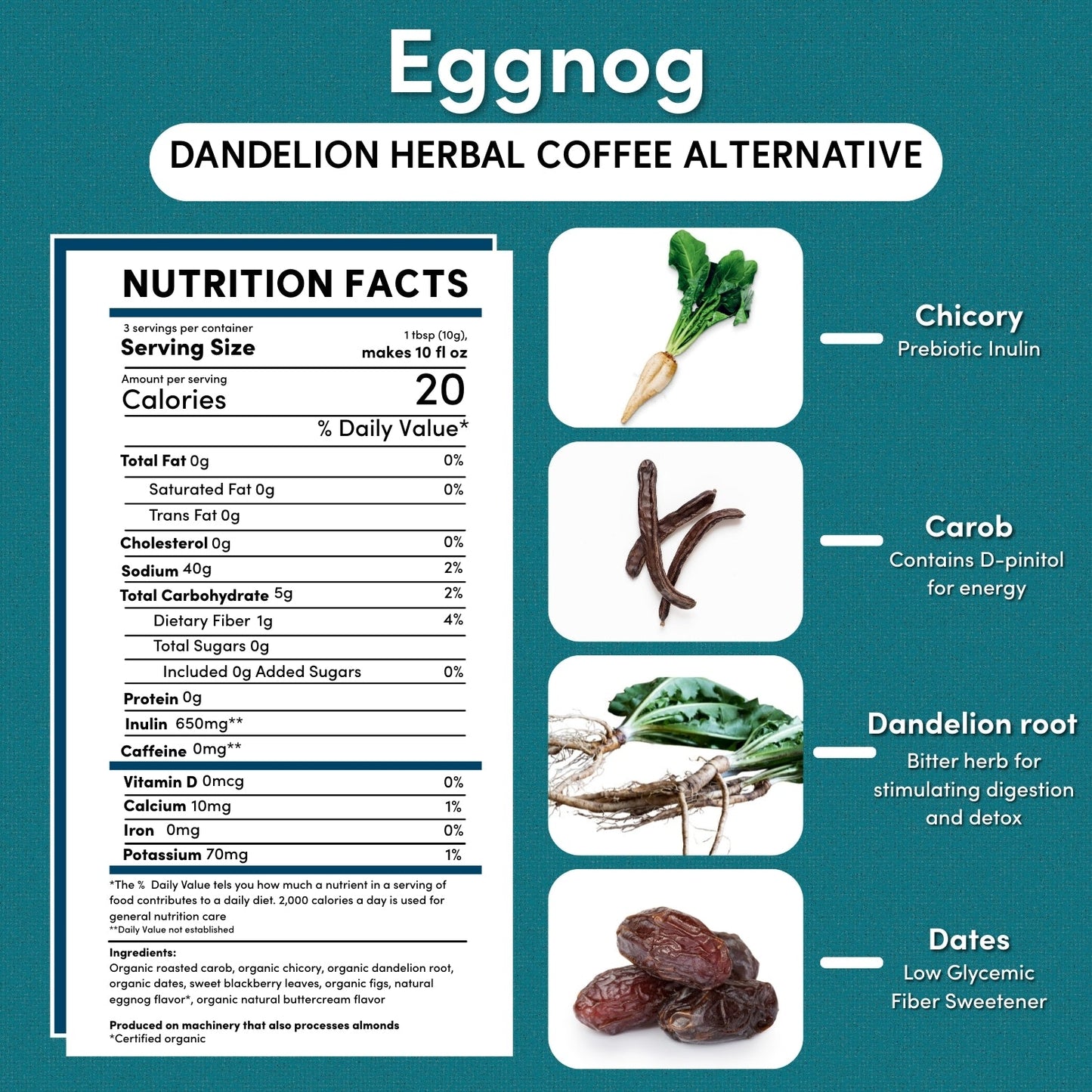 Holiday Eggnog Herbal Coffee