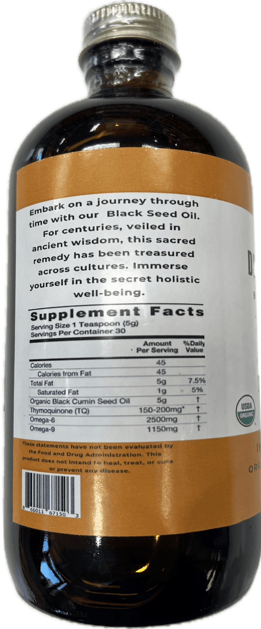 Discover the power of Dr. Mission cold-pressed organic black seed oil, sourced from the Nigella Sativa plant and bottled in the USA. USDA-certified organic, it promotes healthier skin,  hair, boosts immunity, serves as anti-inflammatory  through its potent antioxidant properties.