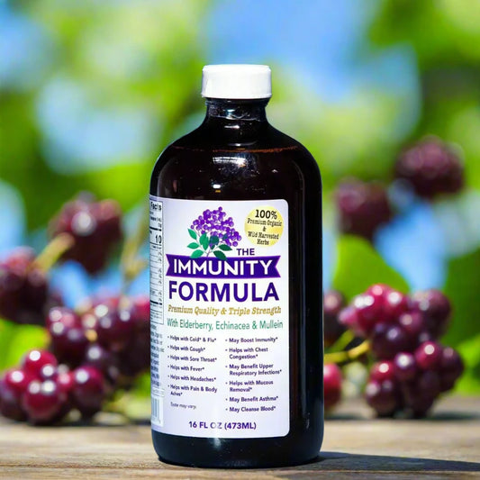Organic Immunity Formula by Livingston Naturals | Our Immunity Formula with Black Elderberry and Echinacea boosts immune health, supports respiratory function, and provides antioxidants