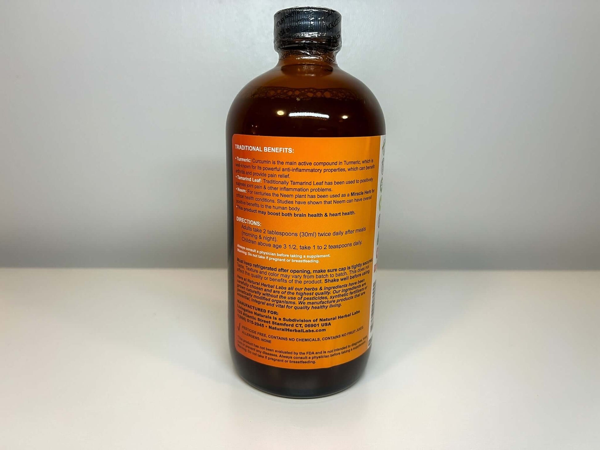 Organic Inflammation Formula by Livingston Naturals | Experience natural healing with our anti-inflammatory formula. Packed with organic turmeric, ginger, holy basil, and more for daily wellness. Safe for all ages