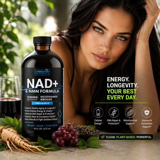 NAD+ NMN Cellular Vitality: Plant-Based Anti-Aging Formula