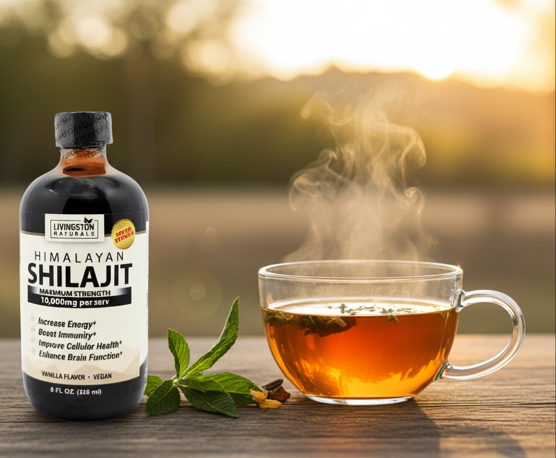 VeggieVerve Shilajit supplements including liquid Himalayan extract and Manuka blend