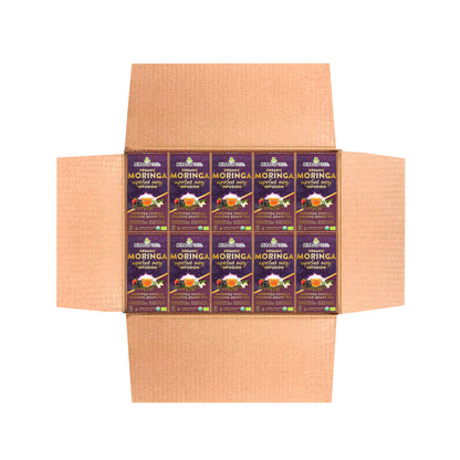 Organic Moringa Energy Tea - Grape Vanilla - Natural Coffee Alternative