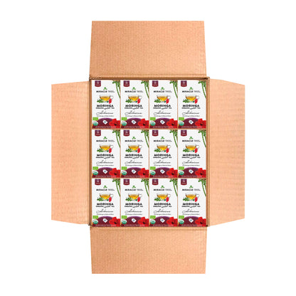 Organic Hibiscus Moringa Tea – Tart Herbal Tea with Vibrant Flavor