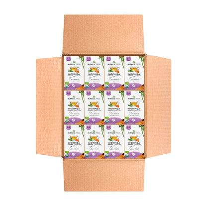 Organic Moringa Tea - Turmeric - Caffeine-Free Herbal Tea