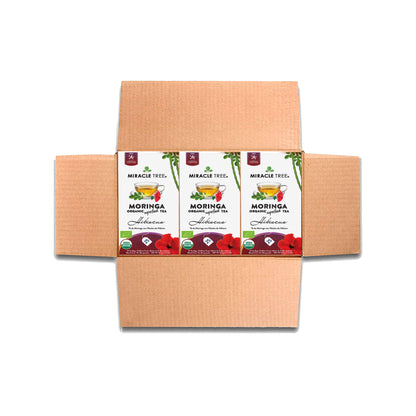 Organic Hibiscus Moringa Tea – Tart Herbal Tea with Vibrant Flavor
