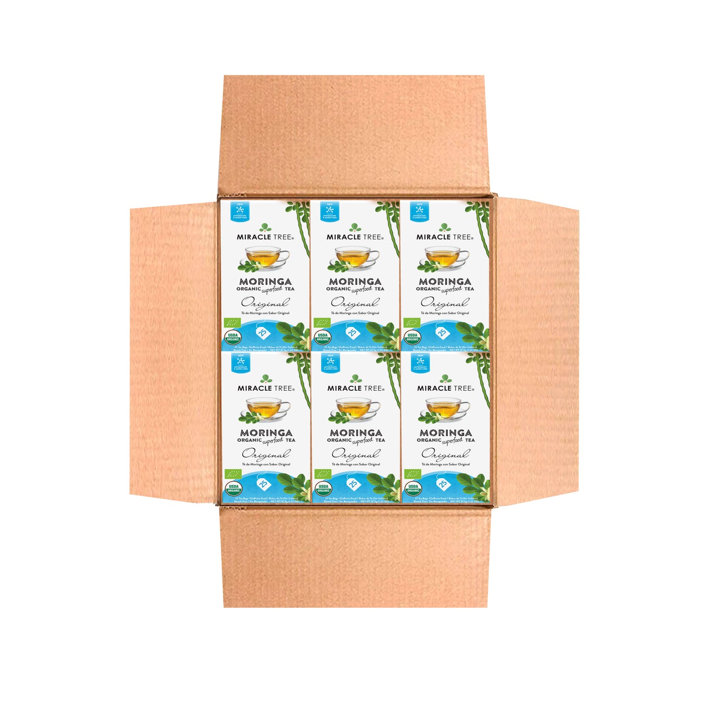 Organic Moringa Tea - Original - Caffeine-Free Herbal Tea