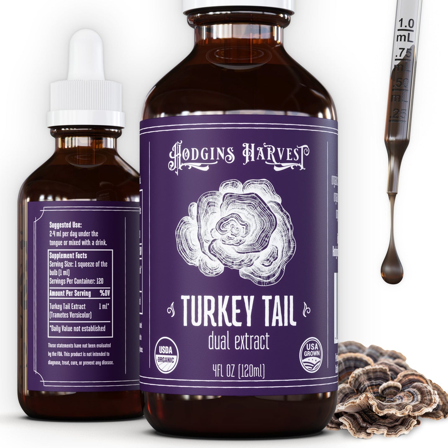 Turkey Tail Dual Extract Tincture