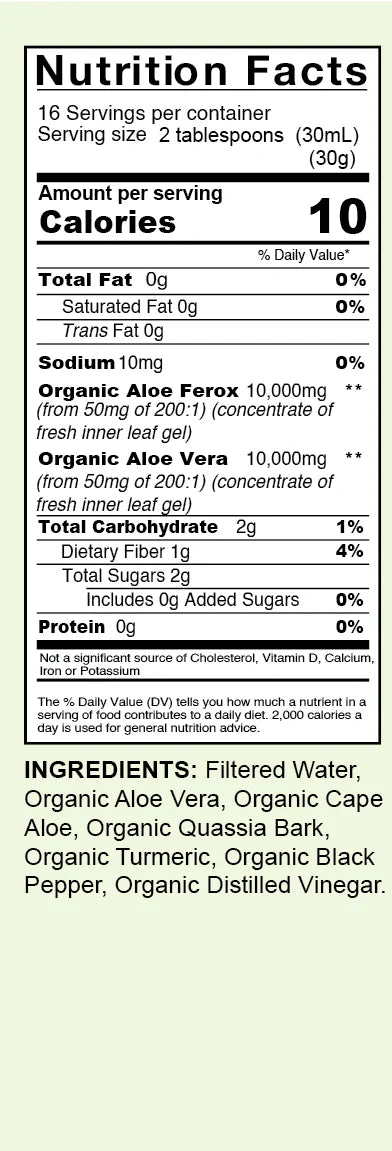 Organic Super Aloe Vera Detox