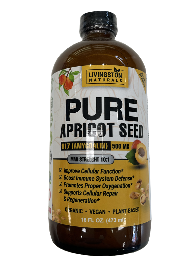 Experience the health benefits of Apricot Seed Extract with B17 (Amygdalin). Supports cellular repair, boosts immunity, and promotes overall well-being