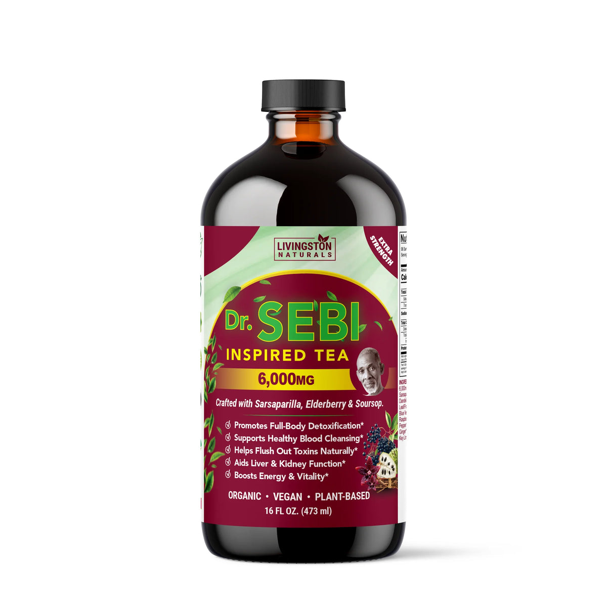 Dr. Sebi Inspired Tea — Rooted in Nature | 16 fl oz