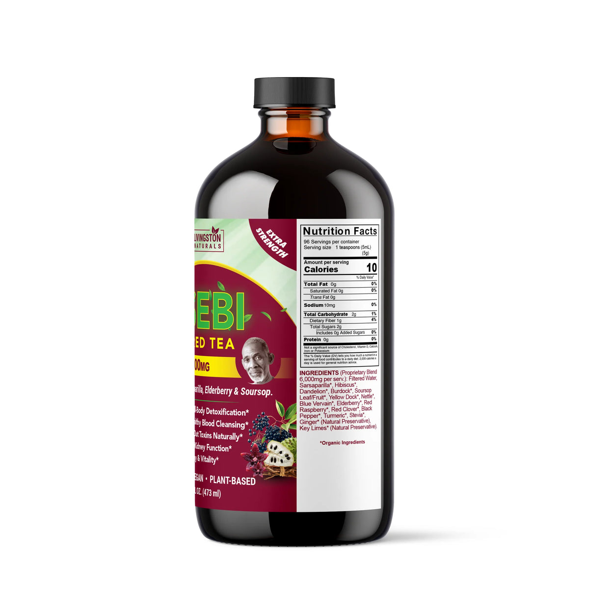 Dr. Sebi Inspired Tea — Rooted in Nature | 16 fl oz