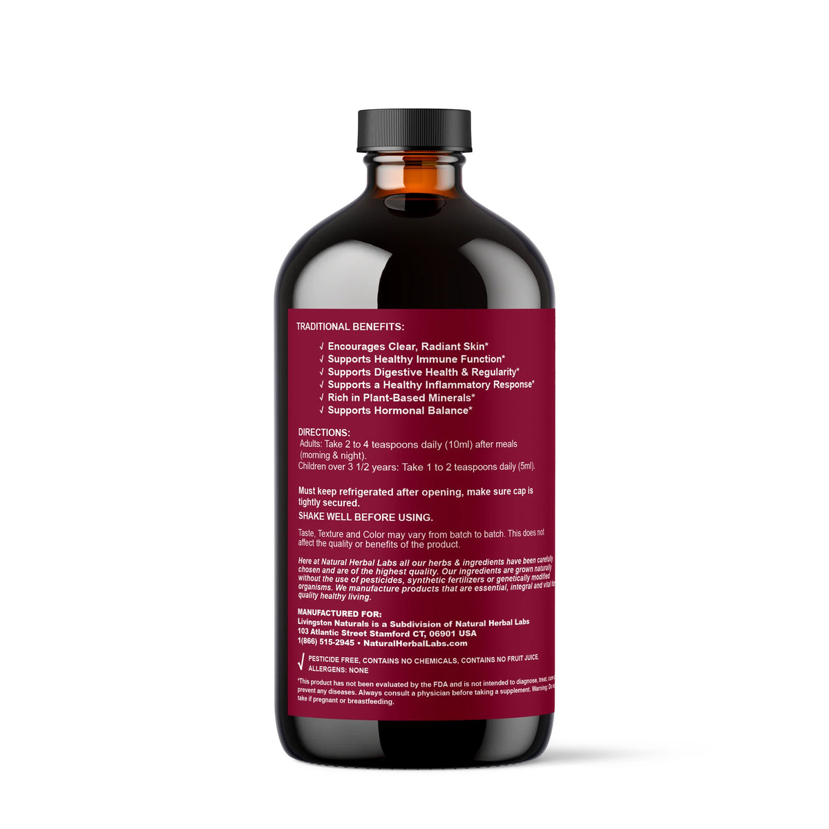 Dr. Sebi Inspired Tea — Rooted in Nature | 16 fl oz
