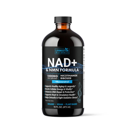 NAD+ & NMN Cellular Vitality Organic Formula with Resveratrol