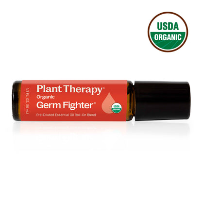 Organic Germ Fighter®️ Essential Oil Blend Pre-Diluted Roll-On