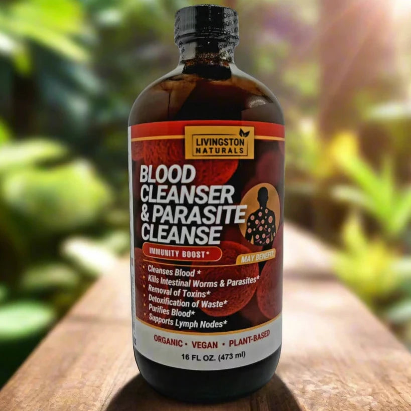 Organic Herbal Blood & Parasite Cleanse – Detoxify, purify blood, eliminate parasites, and flush toxins naturally with powerful organic ingredients.