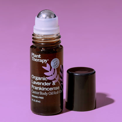 Organic Lavender & Frankincense Castor Body Oil Roll-On 30 mL
