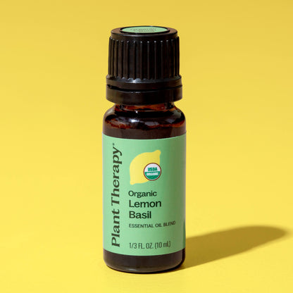 Organic Lemon Basil Essential Oil Blend