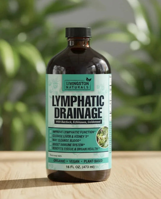 Support your body’s natural detox system with this high-potency lymphatic drainage formula from Livingston Naturals. Made with 20+ organic herbs traditionally used for lymph cleansing, immune strengthening, and toxin removal. Ideal for digestive support, bloating, sluggish lymph flow, or seasonal immune challenges