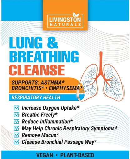 Lung & Breathing Cleanse – Organic Herbal Respiratory Support Tonic