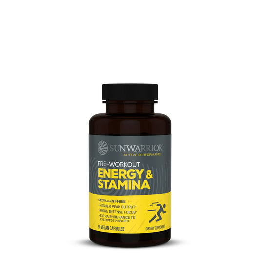 Caffeine-free energy & stamina capsules with PeakO2®, ENXTRA® & Zynamite®. Boost VO₂ max, power & recovery for clean, lasting performance. By Sunwarrior