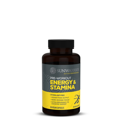 Active Energy & Stamina Capsules – Organic Peak Performance Formula (Caffeine-Free)