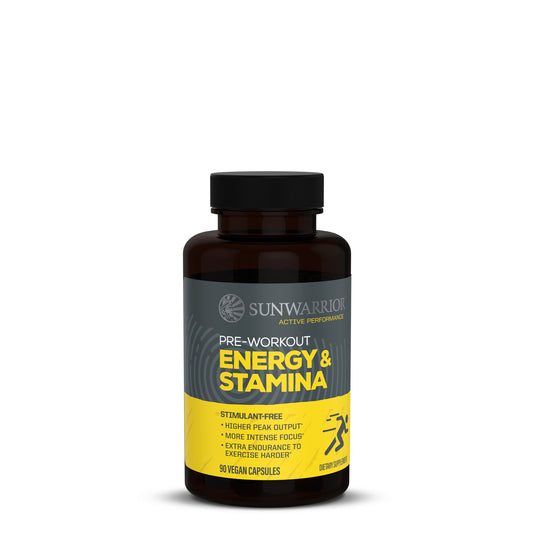 Active Energy & Stamina Capsules – Organic Peak Performance Formula (Caffeine-Free)