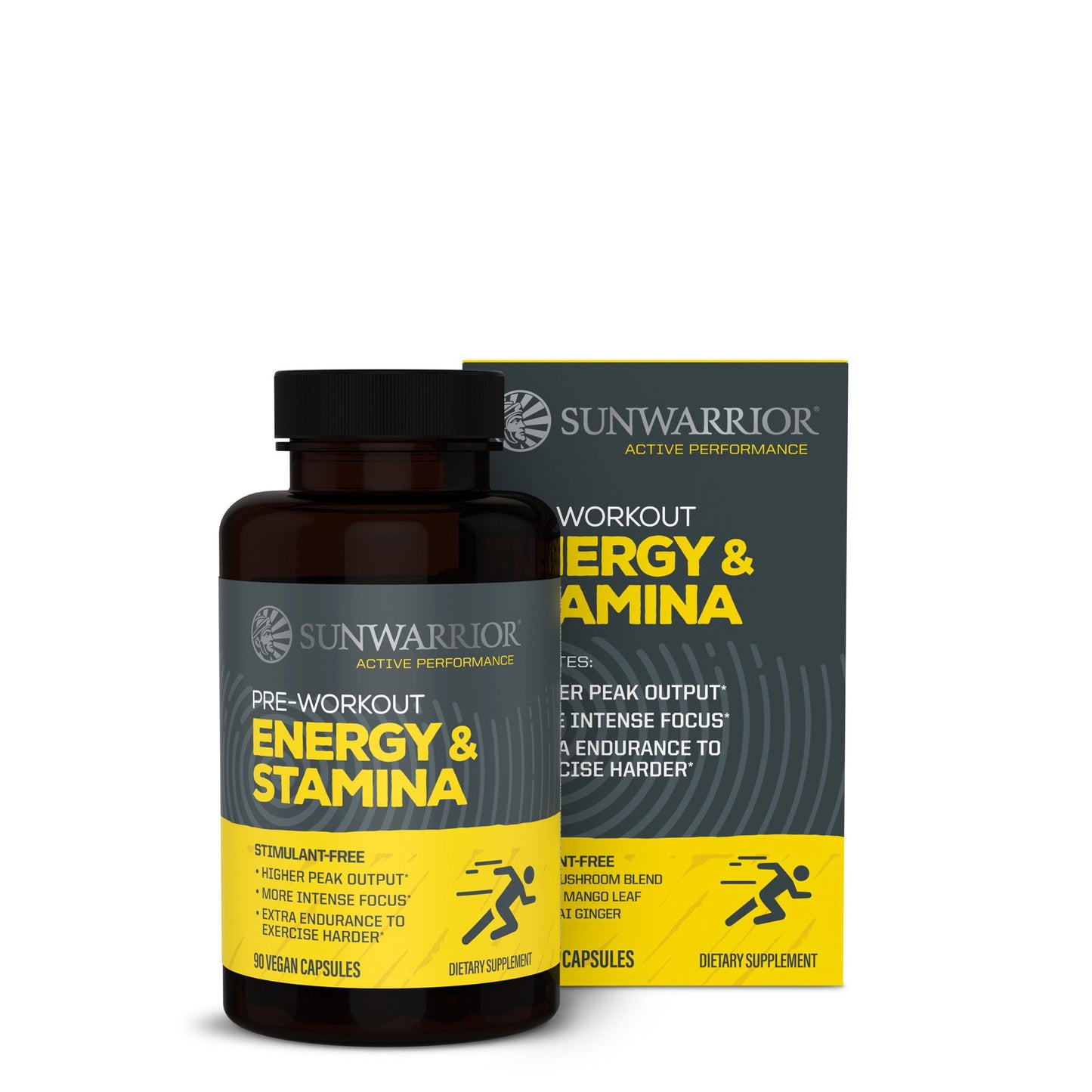 Active Energy & Stamina Capsules – Organic Peak Performance Formula (Caffeine-Free)