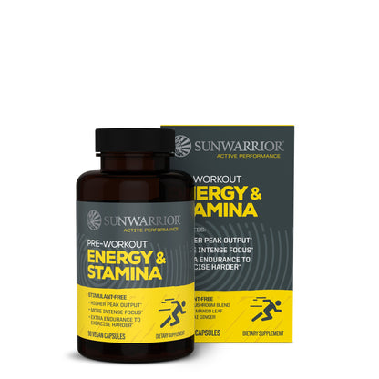 Active Energy & Stamina Capsules – Organic Peak Performance Formula (Caffeine-Free)