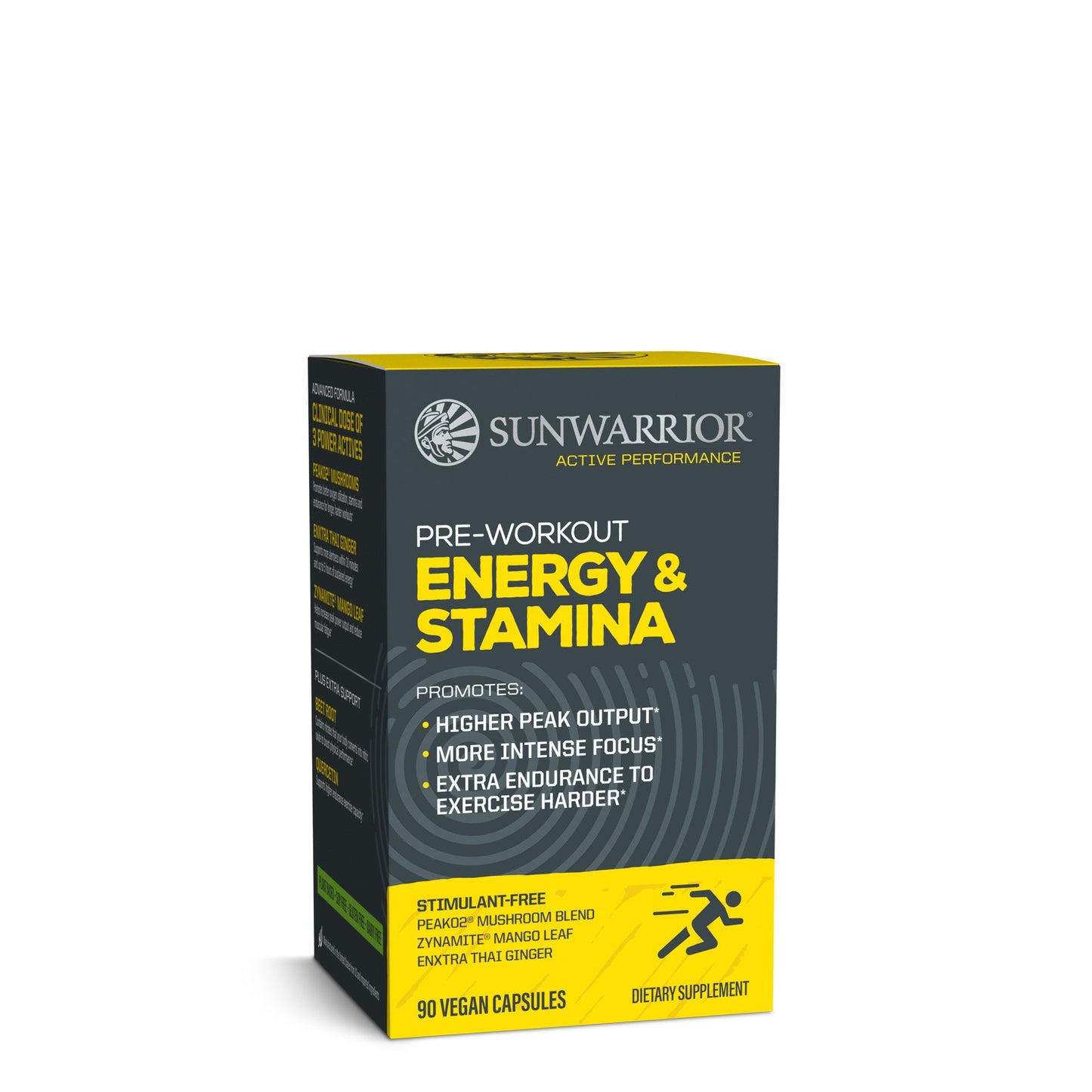 Active Energy & Stamina Capsules – Organic Peak Performance Formula (Caffeine-Free)
