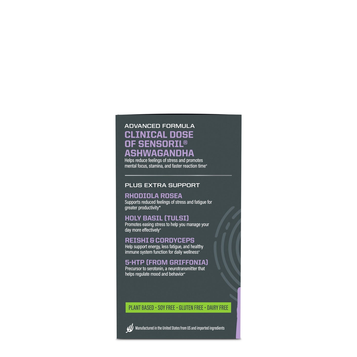 Active Focus and Balance Capsules with Adaptogens & Mushrooms