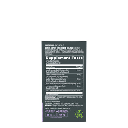 Active Focus and Balance Capsules with Adaptogens & Mushrooms