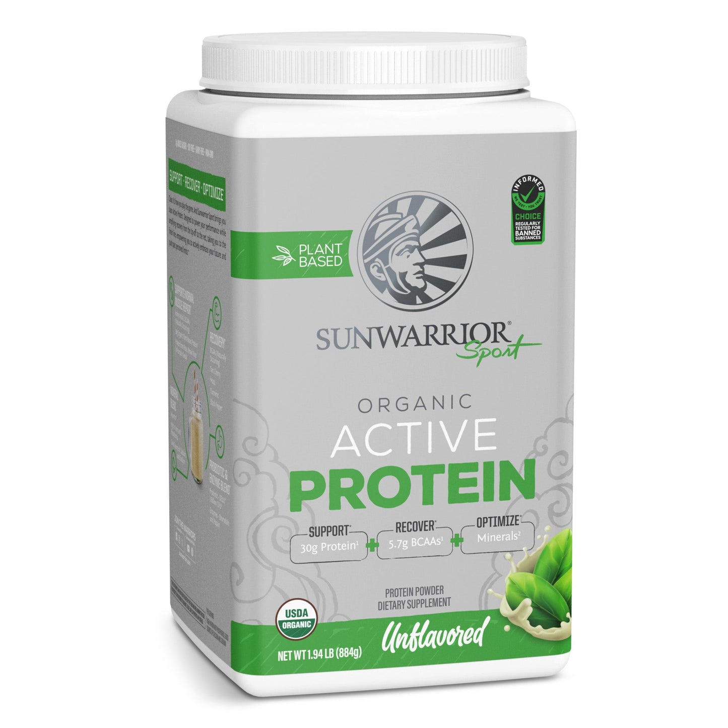 Sunwarrior Organic Active Protein powder Unflavoured