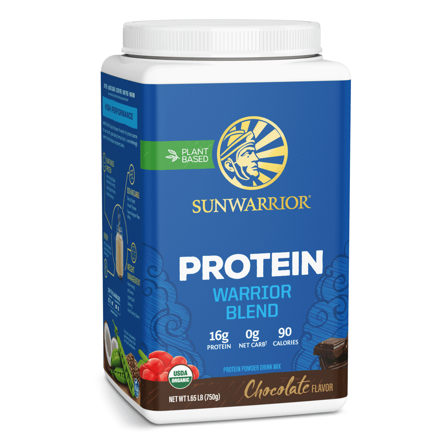 Warrior Blend Organic Protein. Chocolate