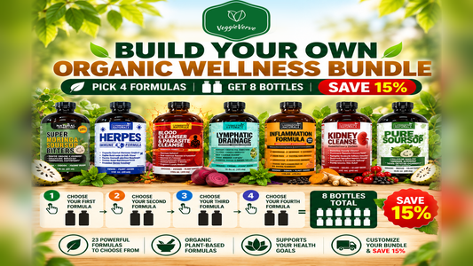 Build Your Own Organic Wellness Bundle | Pick 4 Formulas, Get 8 Bottles & Save 15%