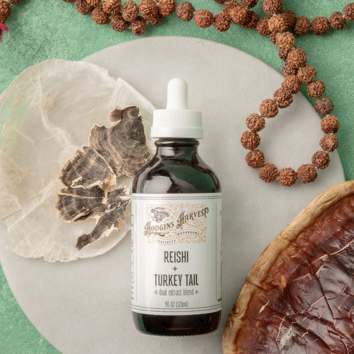 Organic Reishi + Turkey Tail Dual Extract Tincture