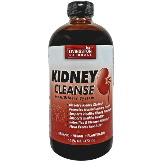 Organic, plant-based Kidney Cleanse | Unlock cleansing with premium organic blend of herbs and fruits featuring Chance Piedra, Cranberry, and Milk Thistle. By Livingston Naturals.