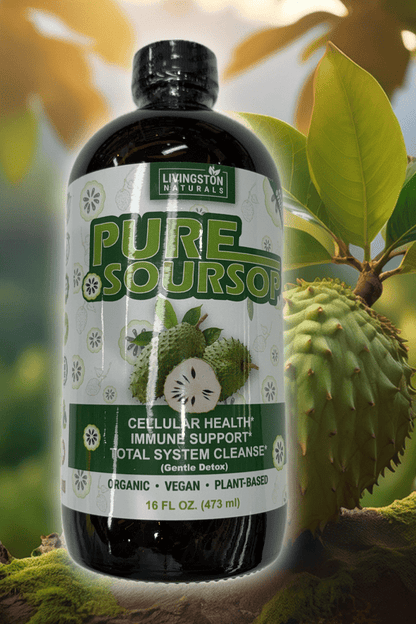 Wholesale Case – Organic Pure Soursop Blend – 8 x 16 oz Bottles