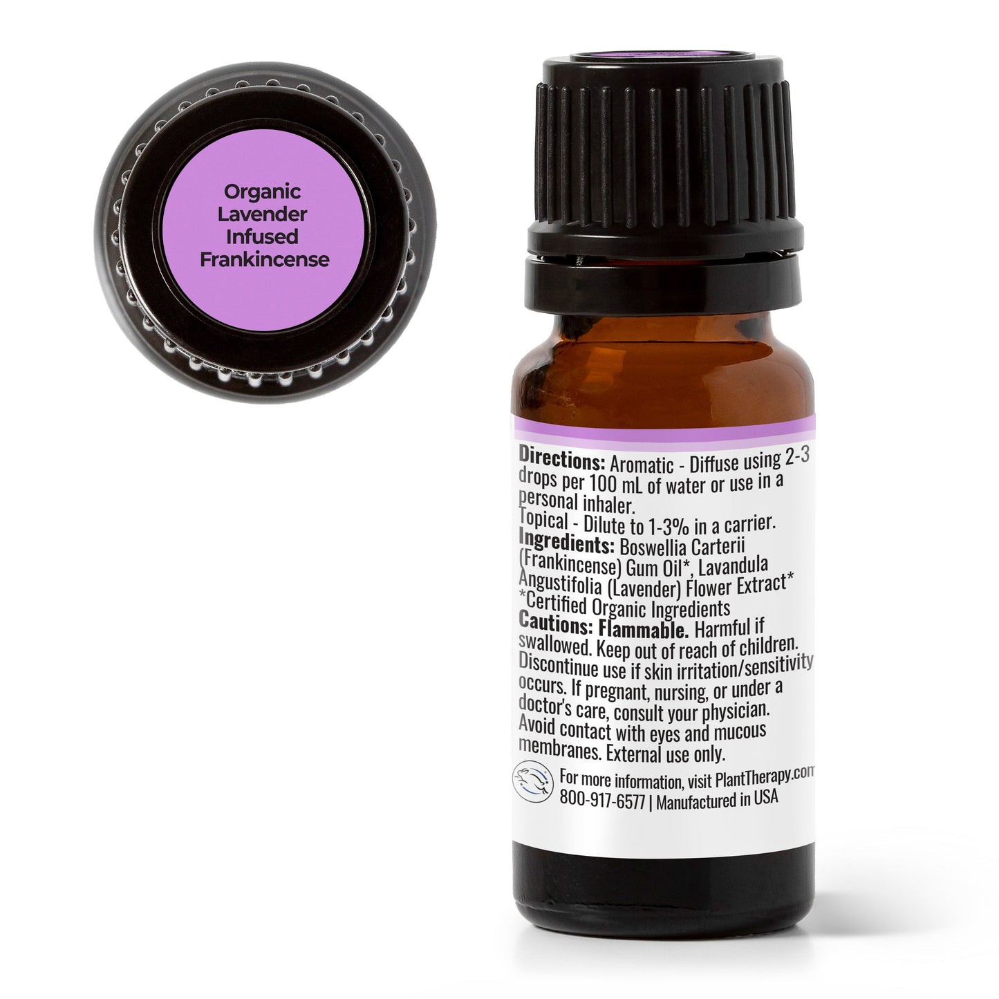 Organic Lavender Infused Frankincense Essential Oil